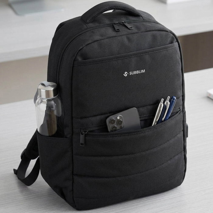 Subblim Mochila Compact Backpack 15L Negro Subblim Mochila Compact Backpack 15L Negro